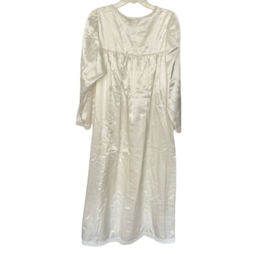 Christian Dior Vintage Nightgown Ivory Lace Trim - Picture 2 of 7